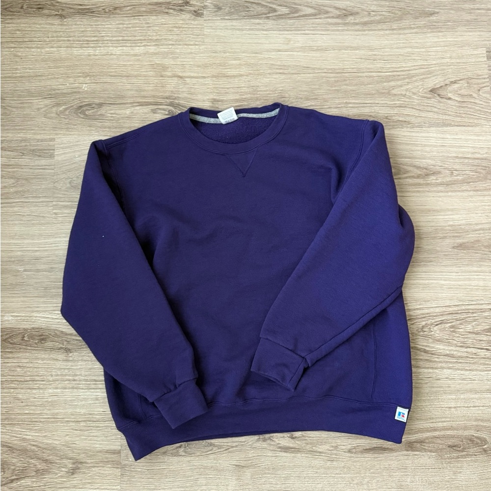 Classic Purple Crewneck Sweater